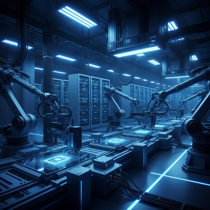 Arm semiconductor chip manufacturing facility with AI infrastructure