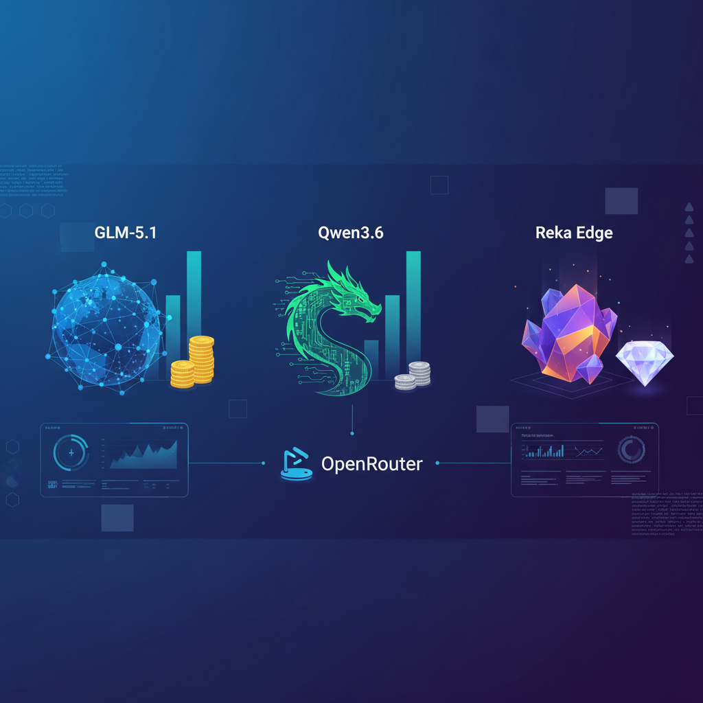 Best OpenRouter Models 2026 GLM51 vs Qwen36 vs Reka Edge Performance Pricing R