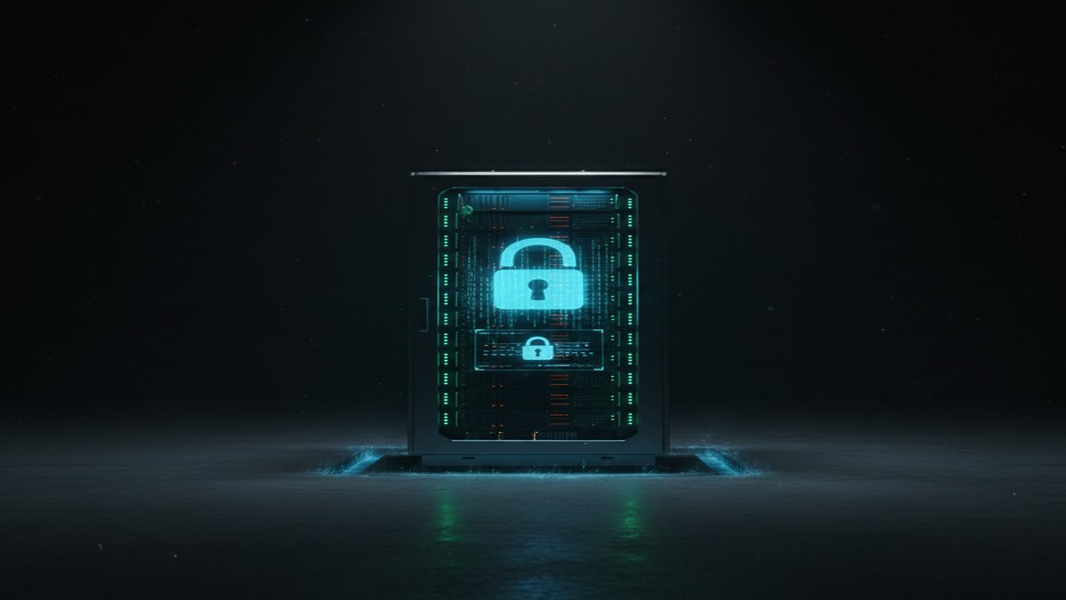 Secure air-gapped server running Gemini AI model