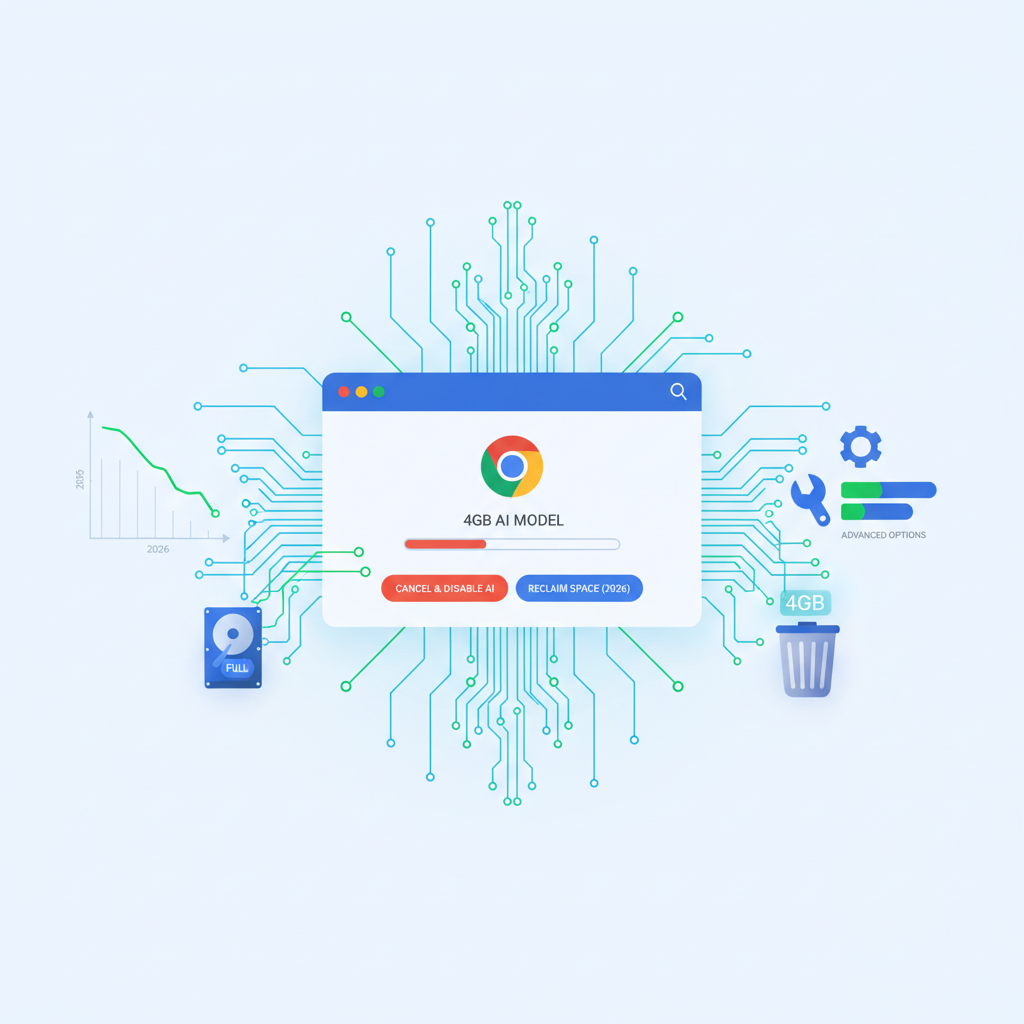 Google Chrome 4GB AI Model Download How to Disable and Reclaim Space in 2026 ana