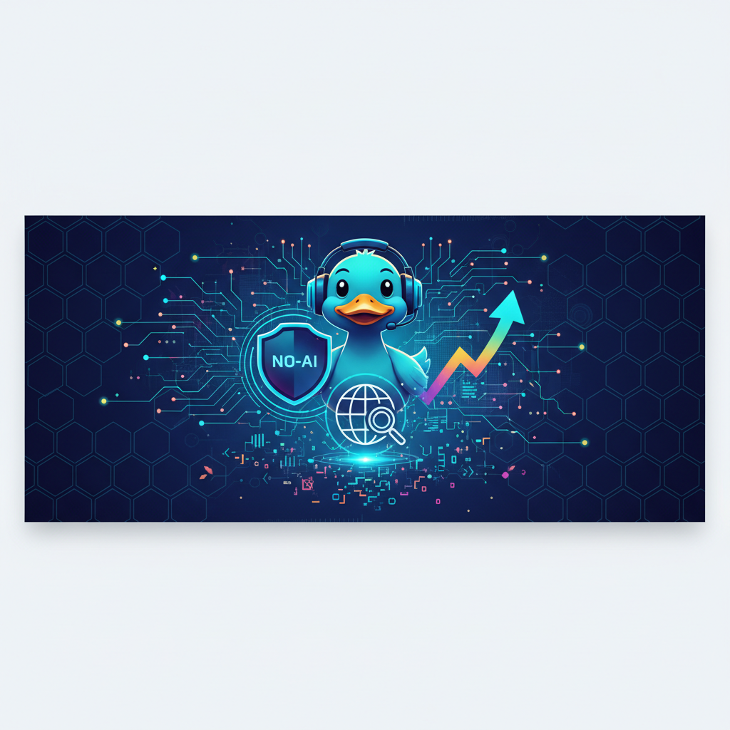 DuckDuckGo NoAI Search Engine 2026 Review Why Traffic Is Booming Amid Algorithmi