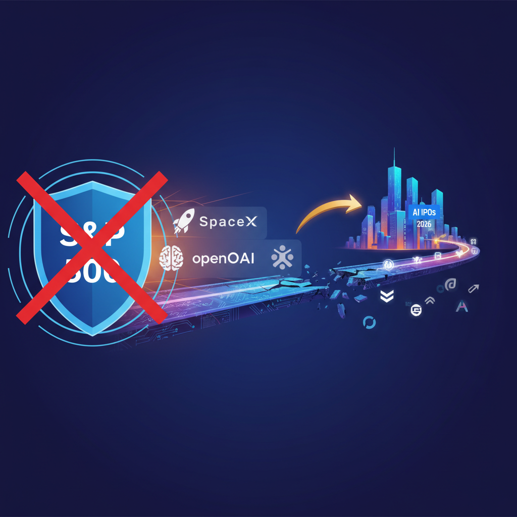 SP 500 Rejects SpaceX OpenAI and Anthropic What It Means for AI IPOs in 2026