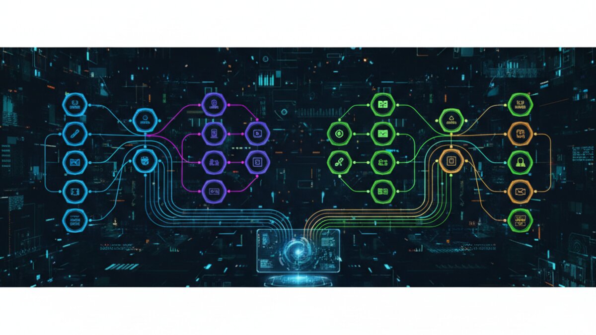 AI automation workflow comparison dashboard showing execution metrics
