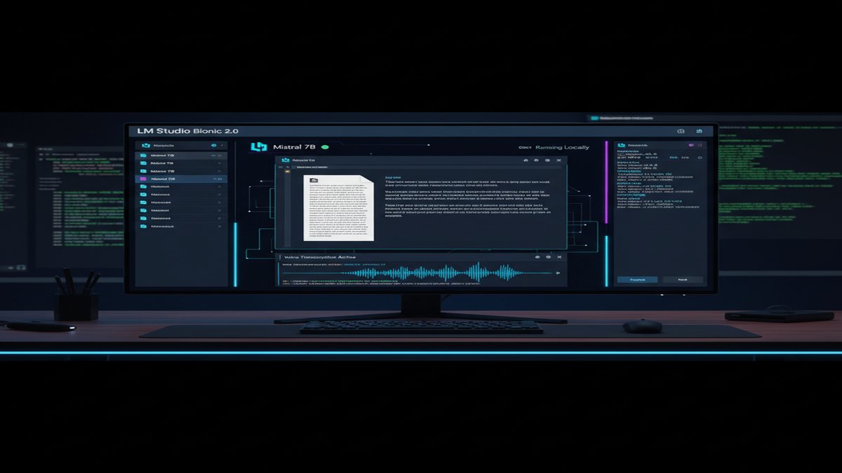 LM Studio Bionic 2.0: Native Voice & Real-Time Agentic AI for Local Work
